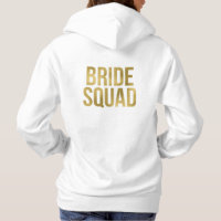 Malhas de ponte Douradas "Bride Squad"
