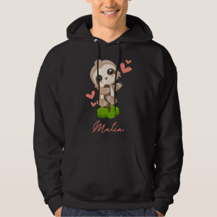Moletom Malia Sloth Baby Girl Hearts