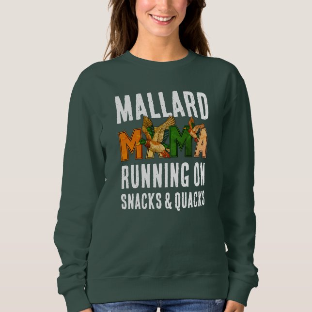 Moletom MALLARD MAMA Falsa Rhinestone (Frente)