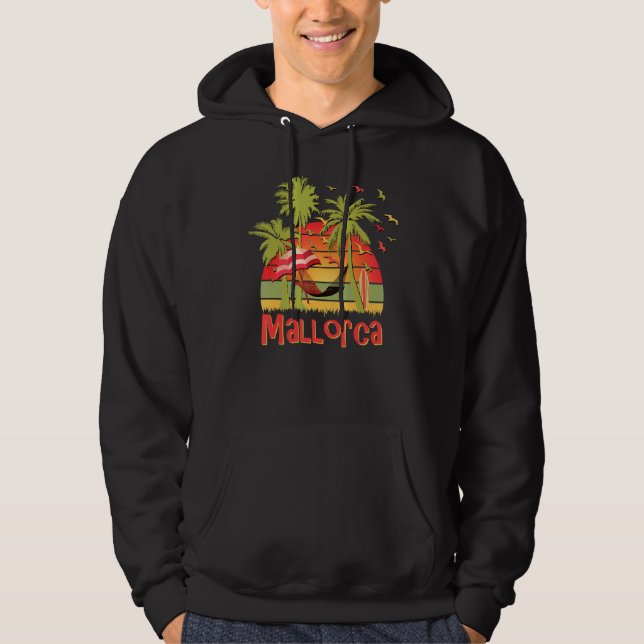 Moletom Mallorca Espanha Beach Hammock Sunset (Frente)