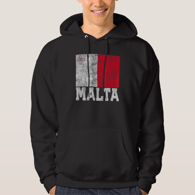 Moletom Malta Flag National Pris Roots Country Family Nat (Frente)