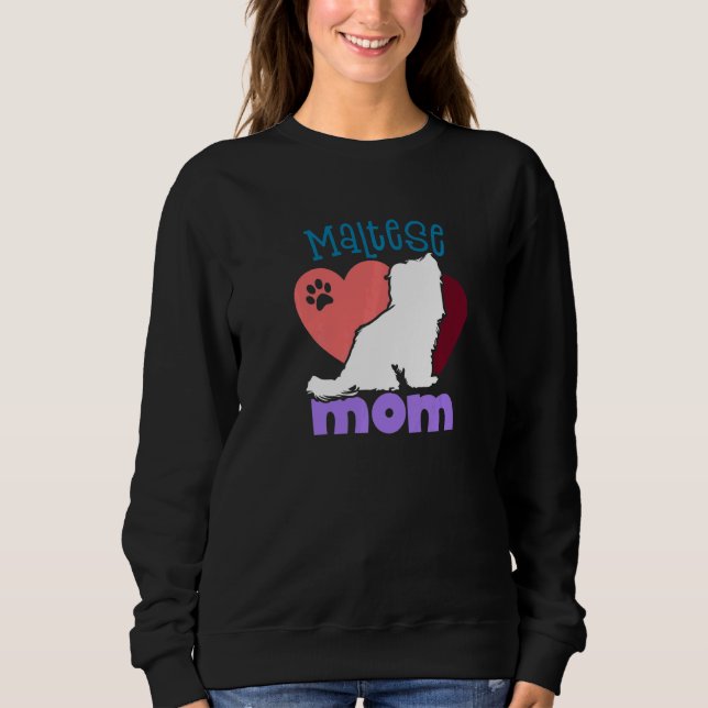 Moletom Maltese dog Mom Maltese (Frente)