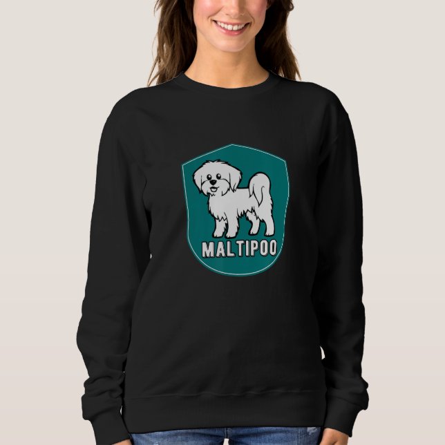 Moletom Maltipoo owner dog design Maltese Poodle Dog (Frente)