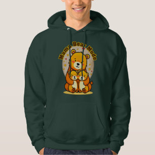 Moletom Mama Bear Mode – Cute Mother Bear Illustration