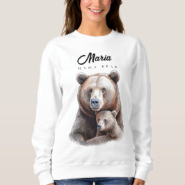 Moletom Mama Bear Personalized 