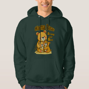 Moletom Mama Bear Strong and Soft – Cute Motherhood Design