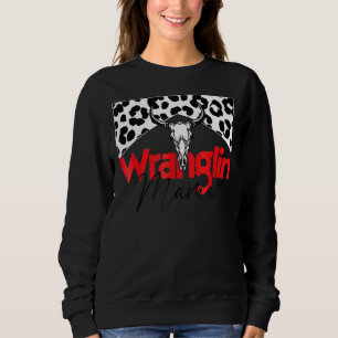 Moletom Mama Bull Skull Leopard Ocidental