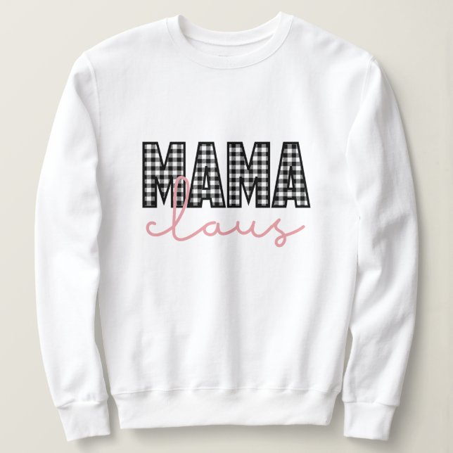Moletom Mama claus christmas (Frente do Design)