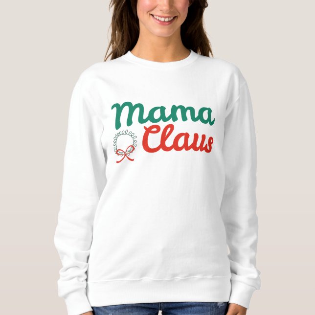 Moletom Mama Claus Christmas Sweet (Frente)