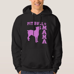 Moletom Mama de PitBull, cor-de-rosa