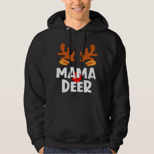Moletom Mama Deer Mating Family Tribe Reindeer de Natal