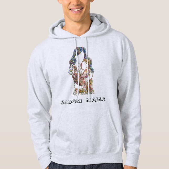 Moletom Mama Floral Para Sempre Design de Maternidade | Pe (Frente)