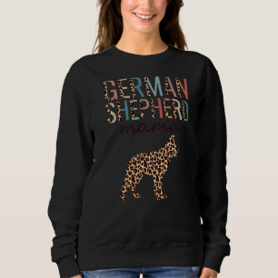 Moletom Mama german shepherd Com Leopardo Impresso Para Ca