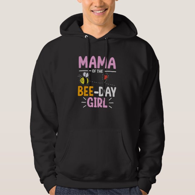 Moletom Mama Of Bee Day Girl Honey Beekeeper Beekeeping Gr (Frente)