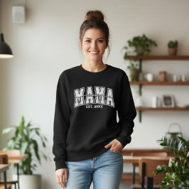 Moletom Mama Personalizada Ano de Estabelecimento Mãe Pers