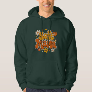 Moletom Mama Soft Retro Floral Design Groovy Fofo Boho