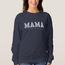 Moletom Mama Sweater, Blue Floral