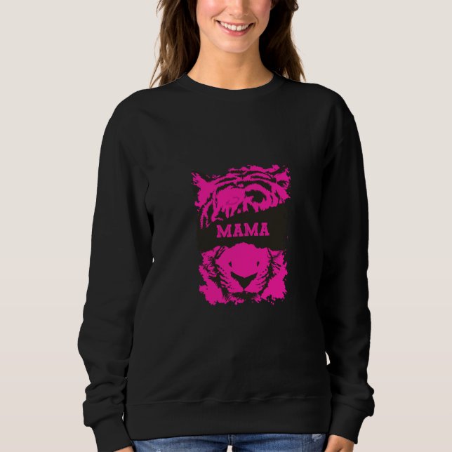 Moletom Mama Sweatshirt com Tiger Impressão (Frente)