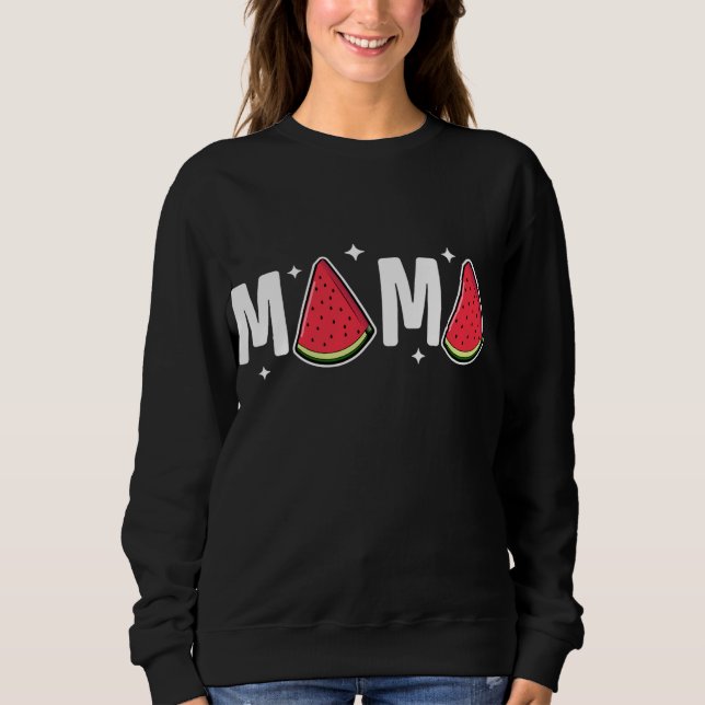 Moletom Mama Watermelon Summer Fruta Watermelon Moth (Frente)