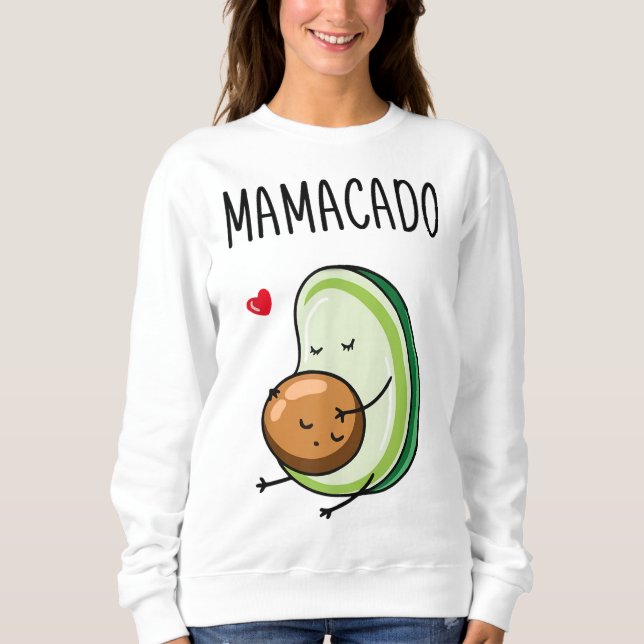 Moletom Mamacado Avocado Gravidez Mamãe Gravidez (Frente)