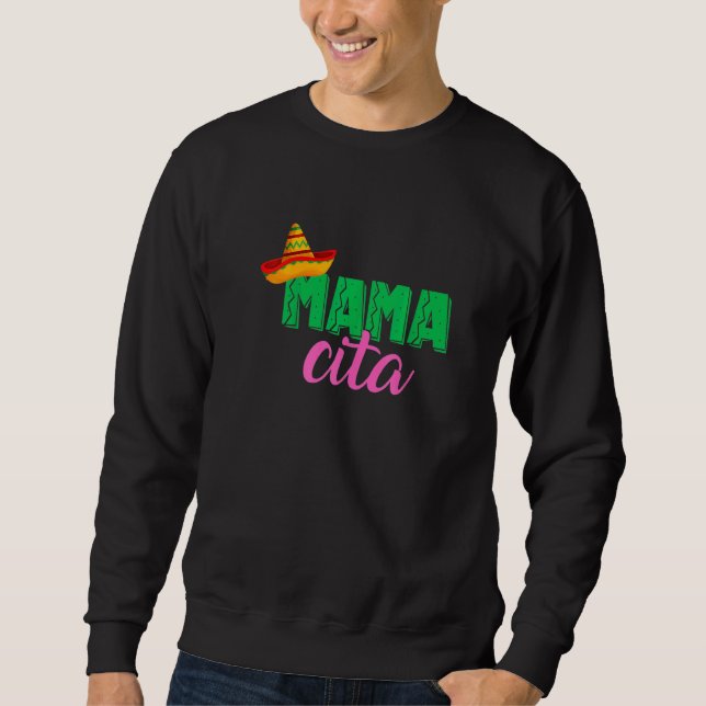 Moletom Mamacita Papacito Cinco De Mayo Casal Combinação F (Frente)