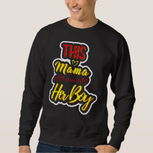 Moletom Mamãe Cita Essa Mamãe Ama Seu Design Legal Mãe