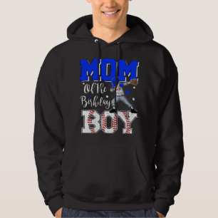 Moletom Mamãe Da Mãe De Beisebol Do Garoto De Aniversário