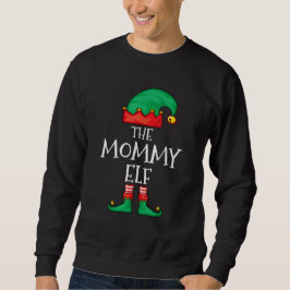 Moletom Mamãe De Natal Da Família Elf Mãe Mãe Mãe Elf