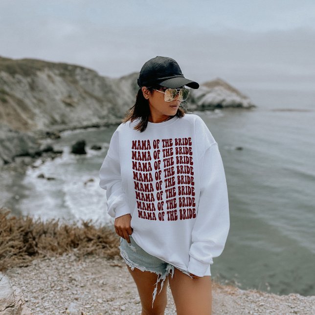 Moletom Mamãe do Partido Bridal da Cordilheira Vermelha Ne (Criador carregado)