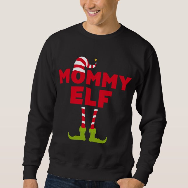 Moletom Mamãe Elf Long Sleeve Correspondente à Figurinha d (Frente)