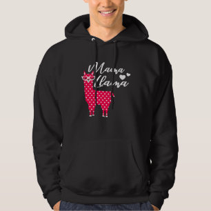 Moletom Mamãe Lhama Bolinha Rosa Mamãe Lhama Legal Mamãe D