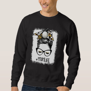 Moletom Mamãe Life Leopardo Mensagem Bun Gam