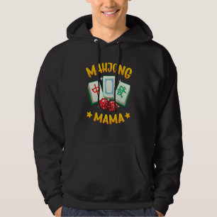 Moletom Mamãe Mahjong Tiles e Mulheres de Dados