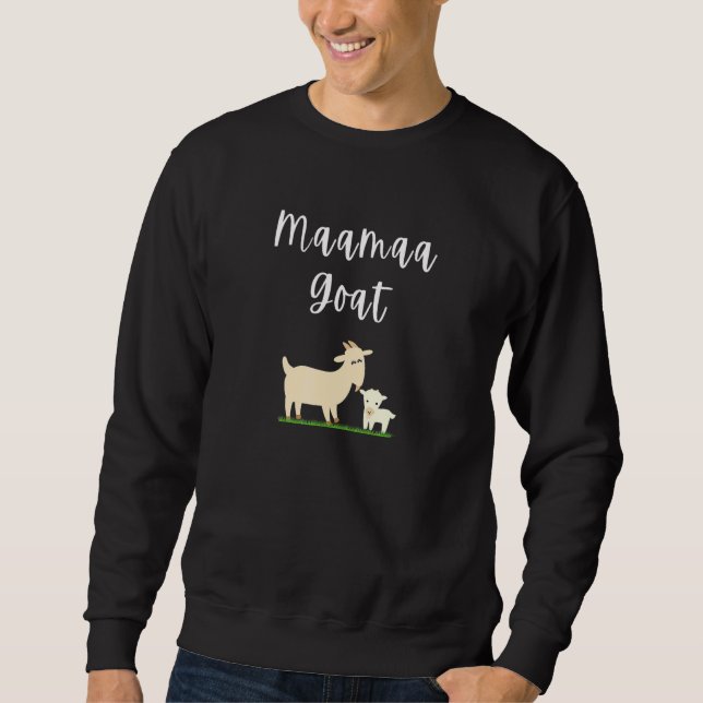 Moletom Mamãe Mama Mulher Goat Proprietária Farmer (Frente)