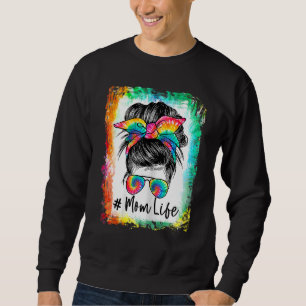 Moletom Mamãe Sangrenta Cabelo Pedrado Óculos de sol Tie D