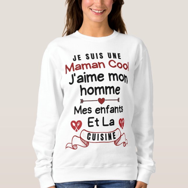 Moletom Maman cool (Frente)