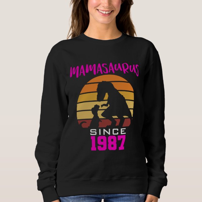 Moletom Mamasaurus desde 1987 (Frente)