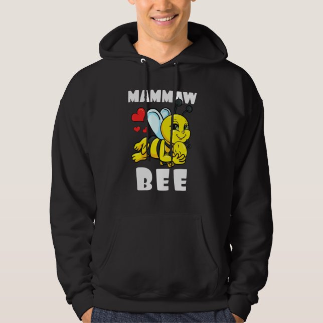 Moletom Mammaw Bee Correspondendo A Anunciante De Bebê Da  (Frente)