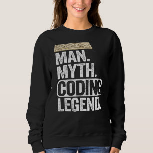 Moletom Man Myding Coding Legend Coder Geek Pai Computador