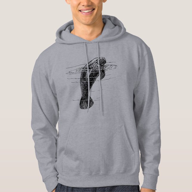 Moletom Manatee mens hoodie (Frente)