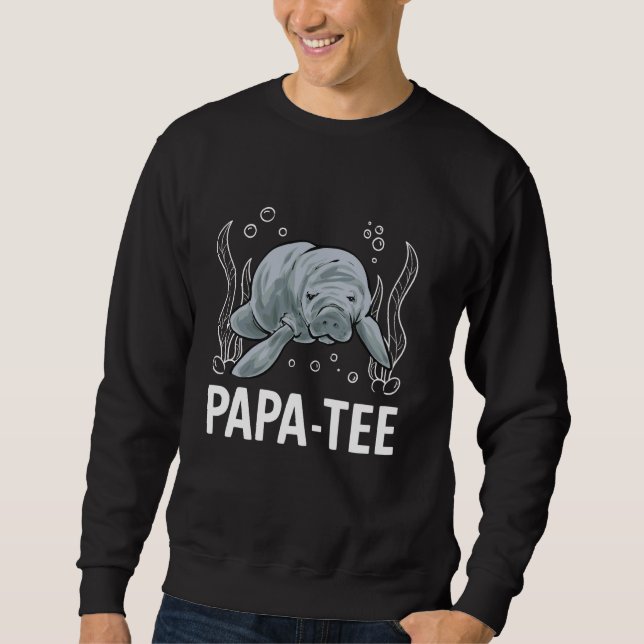 Moletom Manatee Papa-Tee Sea Animal Manatee (Frente)