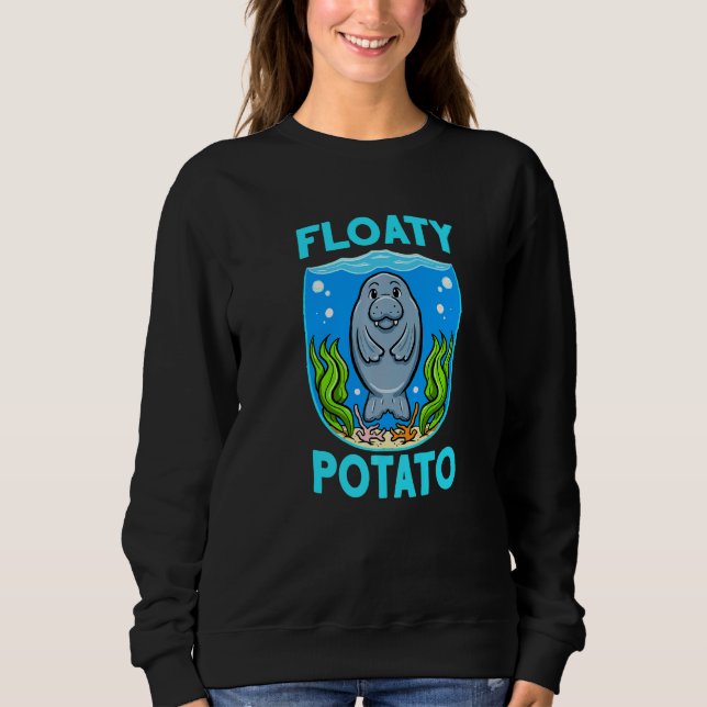 Moletom Manateio de Batata Flutuante de Vaca do Mar (Frente)