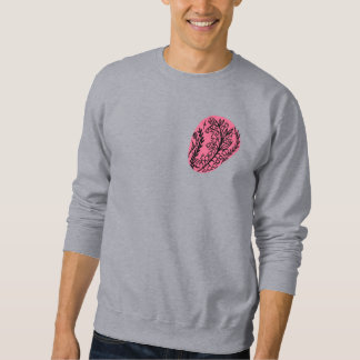 Moletom Mancha de Pintura Boho Abstrata Com Flores Silvest