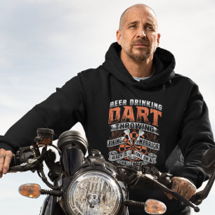 Moletom Mandado de exibição do Bebendo Beer Dart - Legenda