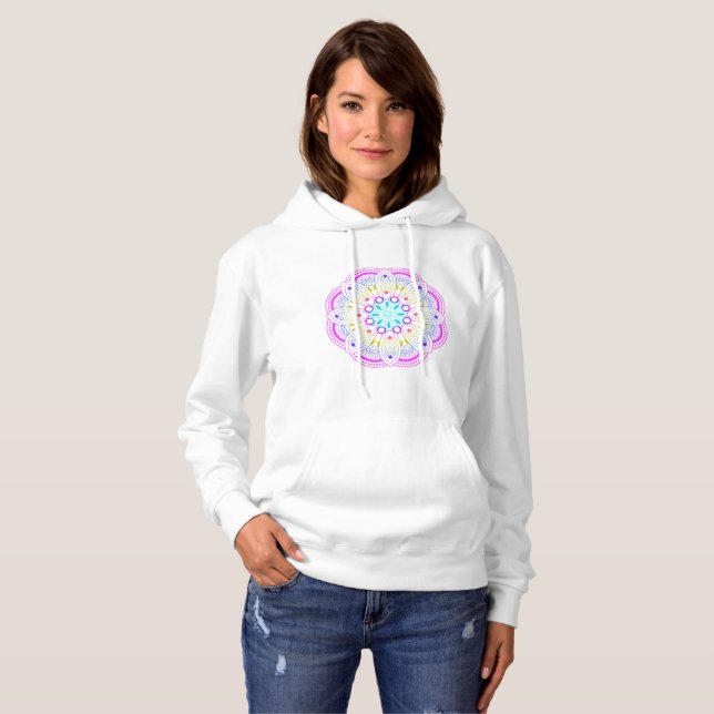 Moletom Mandala Design mulheres (Frente Completa)