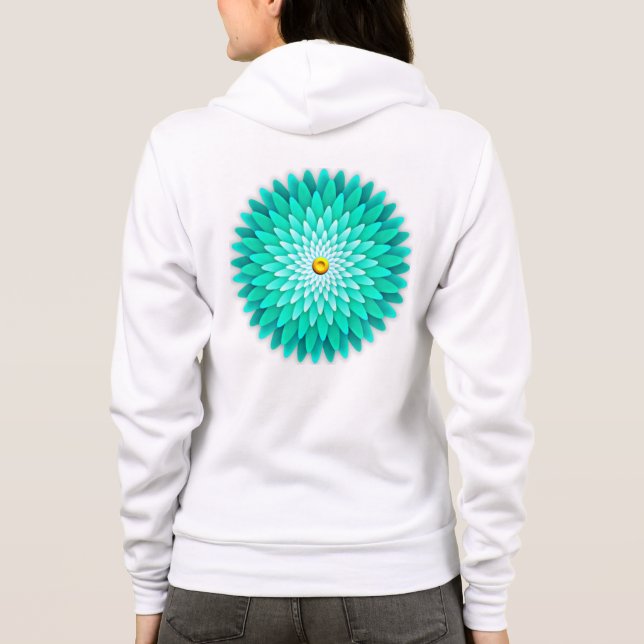 Moletom Mandala Flor Azul-68566 (Verso)