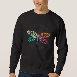 Moletom Mandala Libélula Flor de Lótus Mágica Colorida Dr