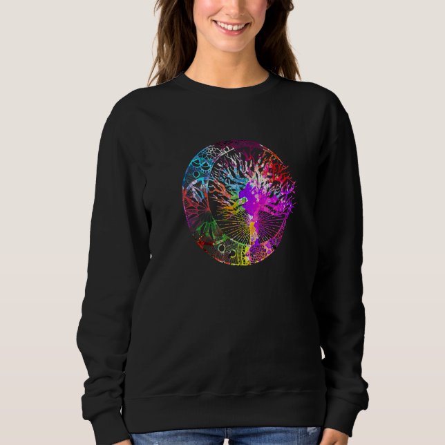 Moletom Mandala Moon Chakra Tree Life Motivti (Frente)