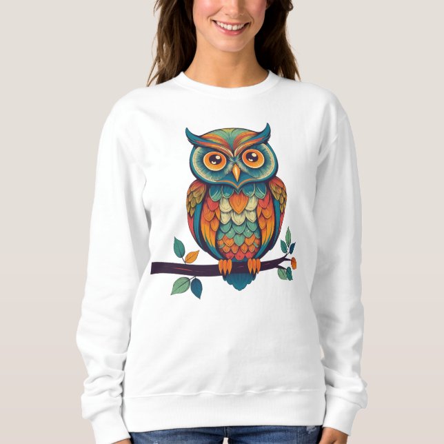 Moletom Mandala Owl (Frente)