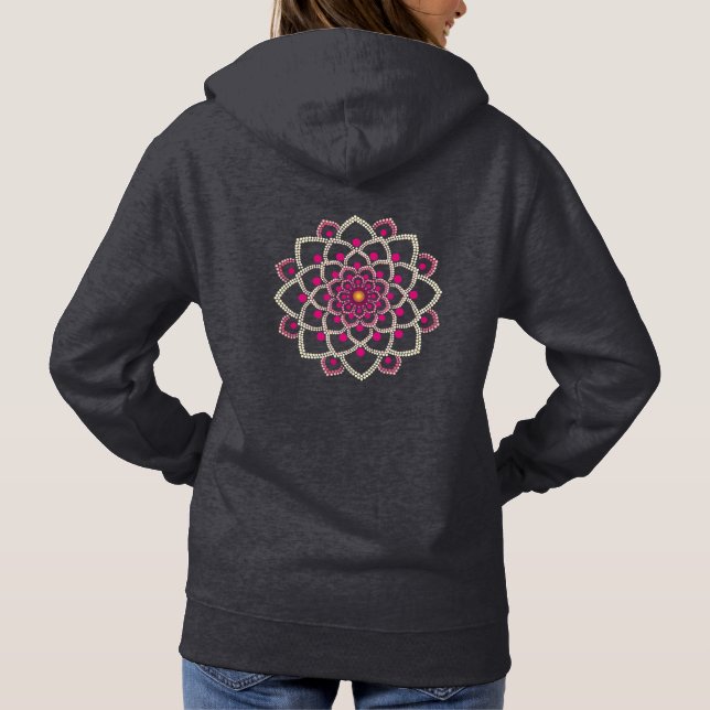 Moletom Mandala Rosa Simples (Verso)